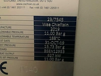 2019 cochran wee chieftain stoomketel installatie - afbeelding 15 van  15