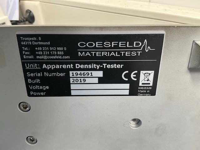 2019 coesfield density tester - afbeelding 7 van  7