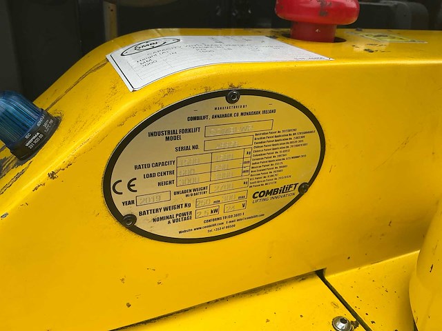 2019 combilift combi-wr pedestrian reach stacker - afbeelding 19 van  19