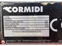 2019 cormidi c6.60 bhe compacte rupsdumper / mini rupsdumper - afbeelding 10 van  18