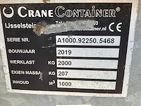 2019 crane container a kraancontainer - afbeelding 6 van  6