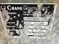 2019 crane container a kraancontainer - afbeelding 7 van  7