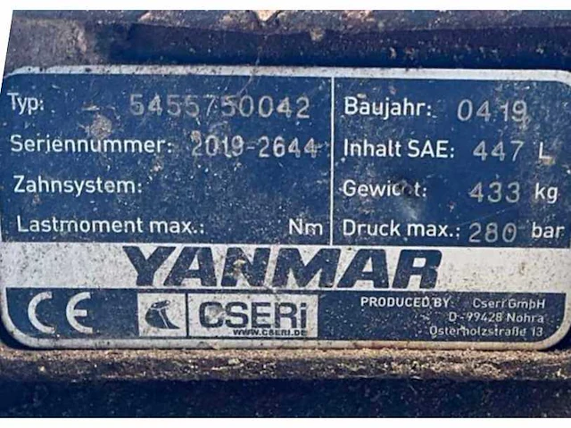 2019 cseri / yanmar gh2000 kantelbak - afbeelding 6 van  7