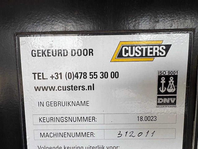 2019 custers verda 12 hoogwerker - afbeelding 9 van  20