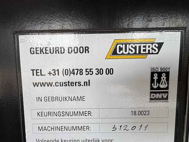 2019 custers verda 12 hoogwerker - afbeelding 14 van  20