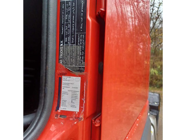 2019 daf xf 450ftp trekker (74114-32) - afbeelding 7 van  15