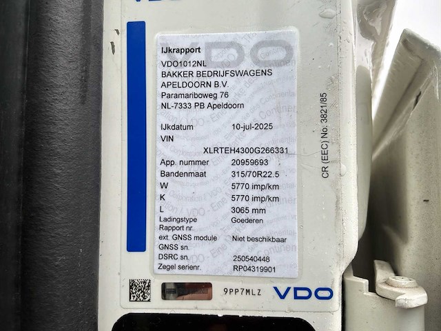 2019 daf xf vrachtwagen - afbeelding 37 van  38