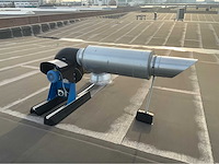 2019 demag / masévon - 4-delige afzuiginstallatie met hijsframe voorzien van 2 x demag dc com 5-500 kg kettingtakels - afbeelding 6 van  16