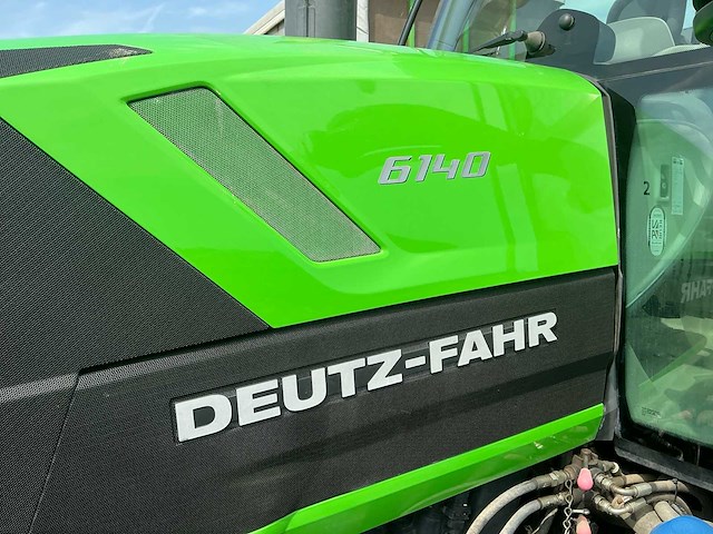2019 deutz-fahr 6140 vierwielaangedreven landbouwtractor - afbeelding 56 van  59