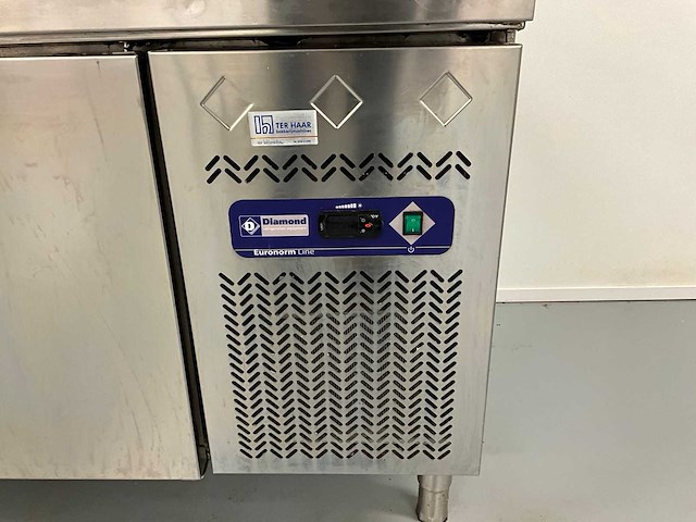 2019 diamond dp202/pc-r2 koelwerkbank - afbeelding 3 van  8
