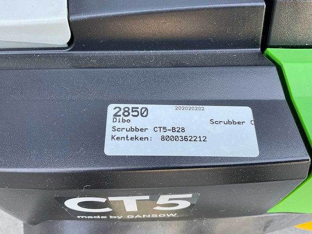 2019 dibo ct5-b28 schrobmachine - afbeelding 4 van  14