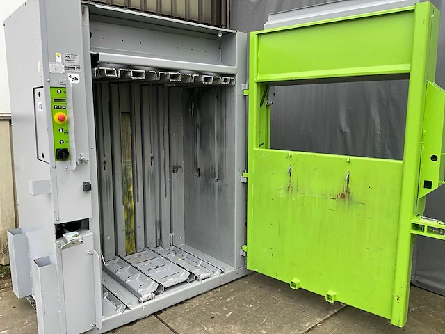 2019 dixi 60sh afvalpers / kartonpers verticale balenpers - afbeelding 4 van  21