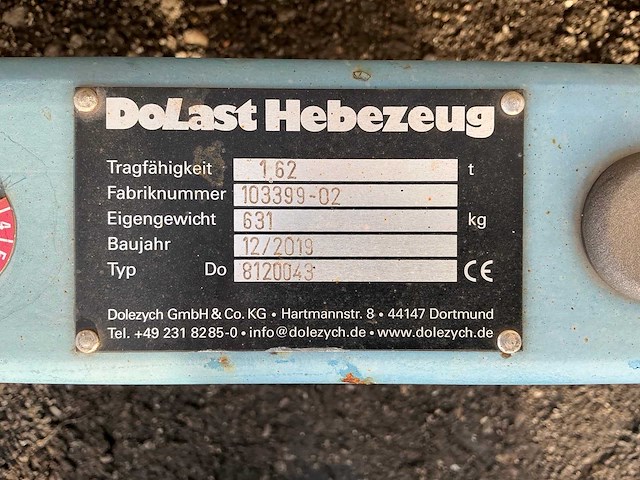 2019 dolast 300t evenaar overige hijs- en heftechniek - afbeelding 21 van  33