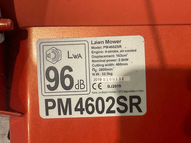 2019 dolmar pm4602sr grasmaaier - afbeelding 6 van  6