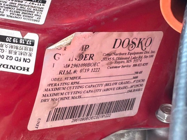 2019 dosko 200-orange-6h boomstronkhakselaar - afbeelding 6 van  14