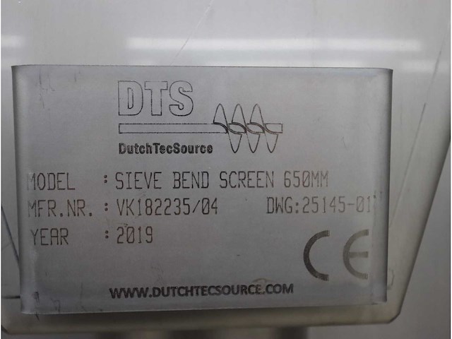 2019 dts bend screen rvs doorvalzeef - afbeelding 6 van  6