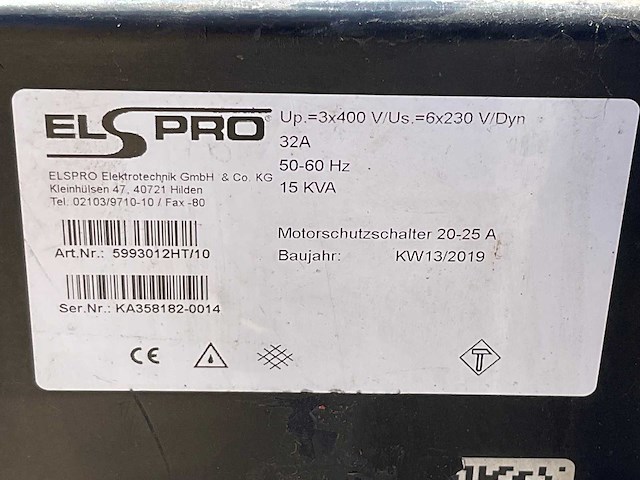 2019 elspro verrijdbare omvormer - afbeelding 7 van  7