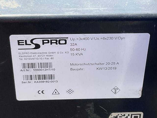2019 elspro verrijdbare omvormer - afbeelding 7 van  7