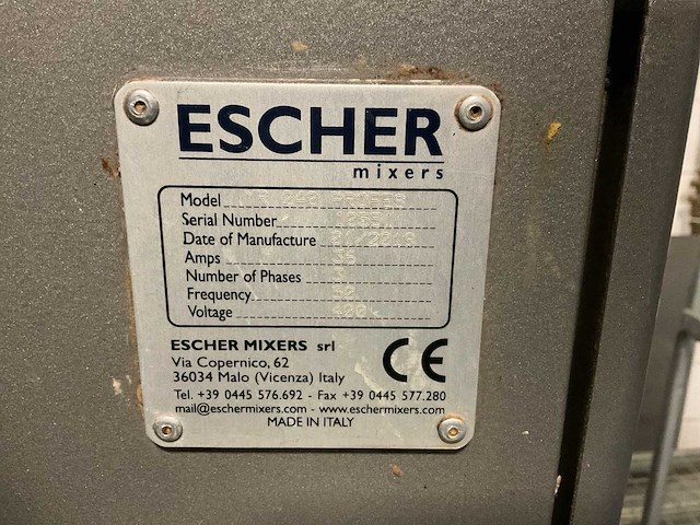 2019 escher mr240 profes spiraalkneder - afbeelding 8 van  8