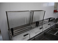 2019 everbake capway creare automatic 4-delige rvs oliebollen friteuse met pneumatisch opduwsysteem - afbeelding 5 van  9