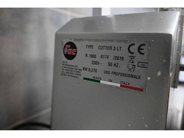 2019 fac cutter 3lt snijmachine - afbeelding 5 van  5
