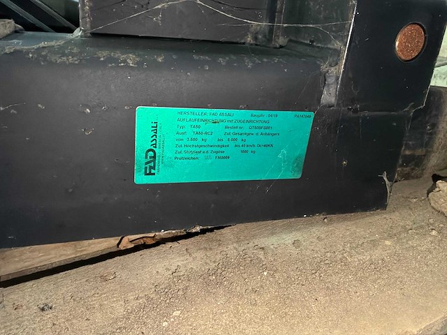 2019 fad assali disselkoppeling kipper (2x) - afbeelding 3 van  3