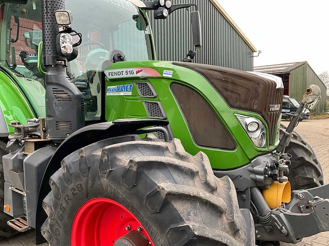 2019 fendt 516 profi plus vierwielaangedreven landbouwtractor - afbeelding 21 van  41
