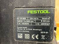 2019 festool ks120 reb radiaalafkortzaagmachine - afbeelding 4 van  4