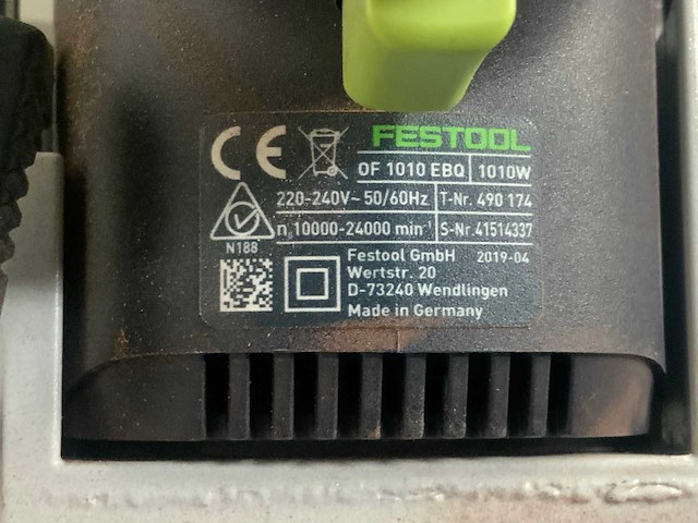 2019 festool of 1010 ebq bovenfrees - afbeelding 3 van  3