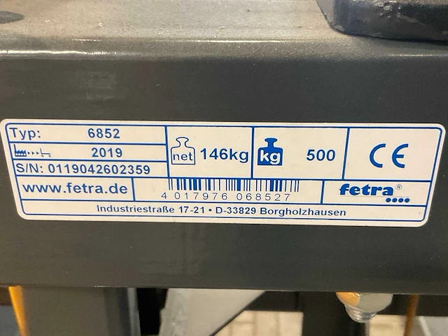 2019 fetra 6852 hand-stapelaar - afbeelding 2 van  10