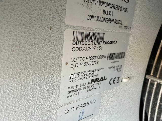 2019 fral facsw22 airconditioning (2x) - afbeelding 7 van  7