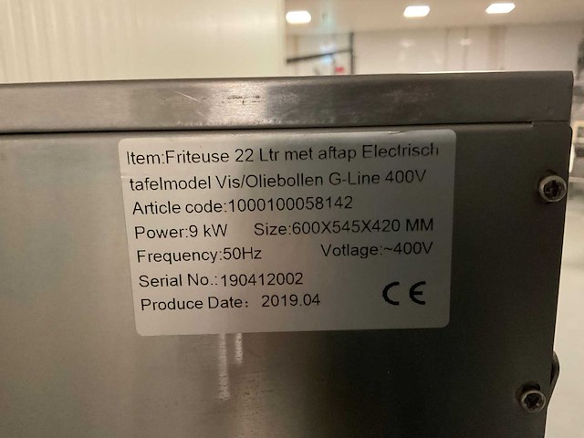 2019 friteuse, tafelmodel - afbeelding 4 van  5