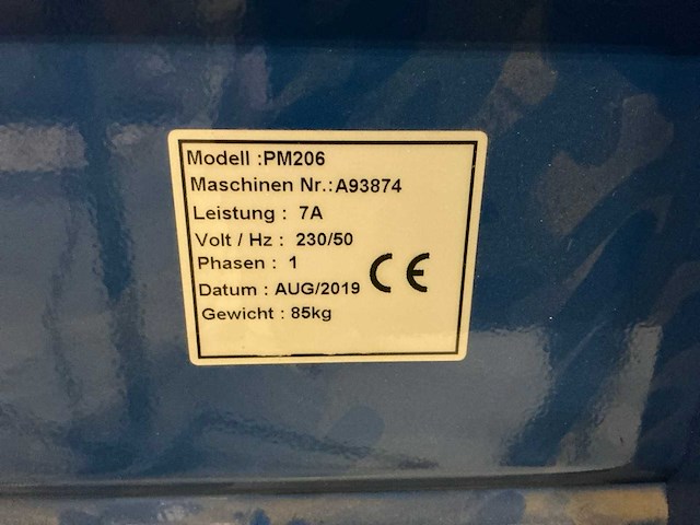 2019 fromm pm206 halfautomatische omsnoeringsmachines - afbeelding 6 van  6