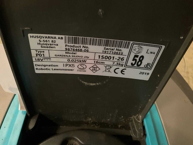 2019 gardena s-561 82 robotmaaier - afbeelding 5 van  5