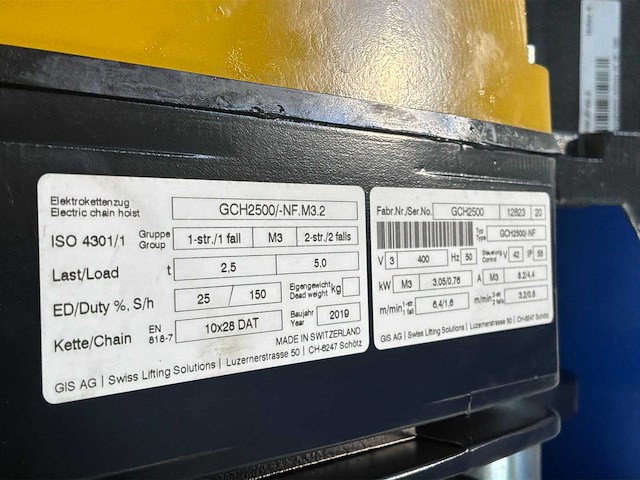 2019 gis gch2500/-nf. m3. w portaalkraan - afbeelding 6 van  14