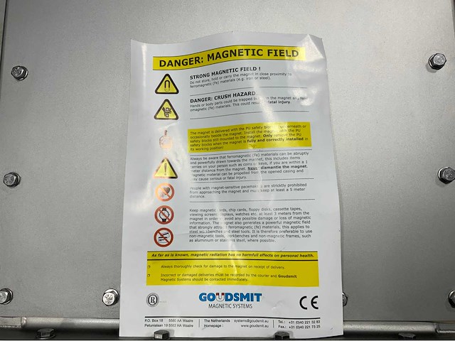 2019 goudsmit doorval magneet ongebruikt - afbeelding 8 van  8