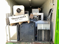 2019 gweike 3015 fiber lasersnijmachine met buislaser in 20ft zeecontainer - afbeelding 12 van  37