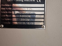 2019 gweike 3015 fiber lasersnijmachine met buislaser in 20ft zeecontainer - afbeelding 26 van  37