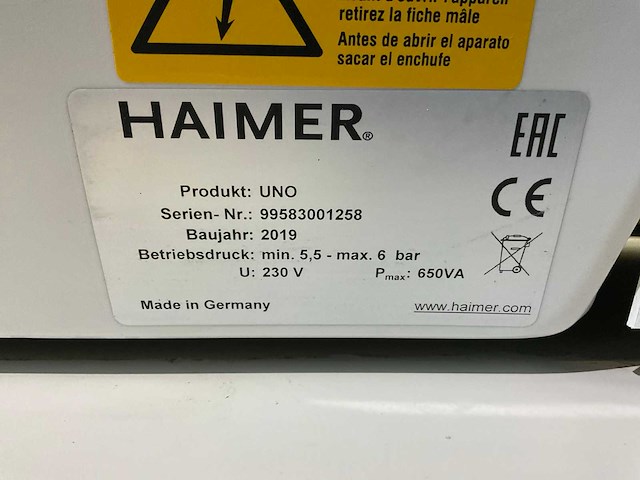 2019 hainer uno 20/40 microset gereedschap-instelapparaat - afbeelding 8 van  13