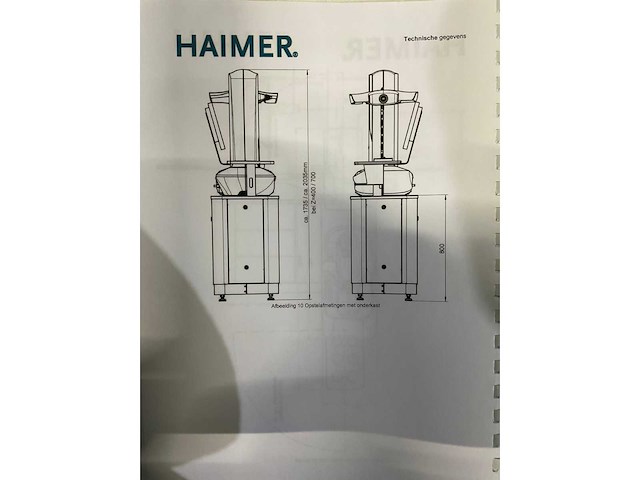 2019 hainer uno 20/40 microset gereedschap-instelapparaat - afbeelding 4 van  13