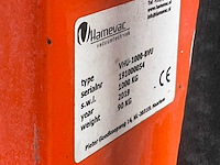 2019 hamevac vhu-1000-bvu vacuümheffer - afbeelding 3 van  11