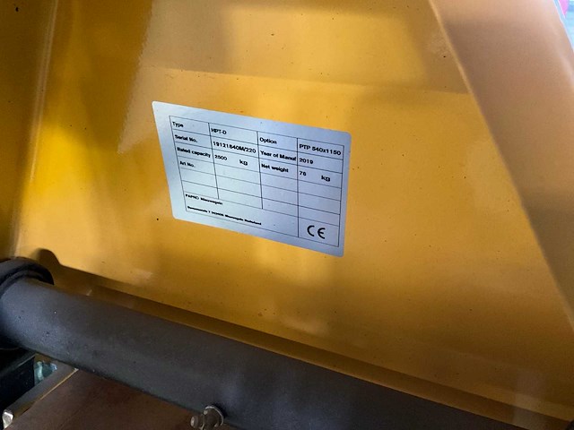 2019 hand hydraulische palletwagen - afbeelding 7 van  7
