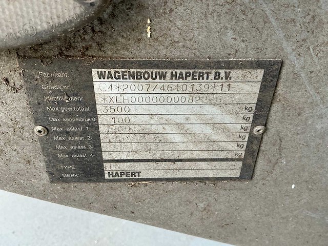 2019 hapert aanhangwagen - afbeelding 5 van  13
