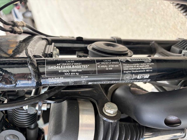 2019 harley davidson chopper xl 883n sportst iron - afbeelding 15 van  17