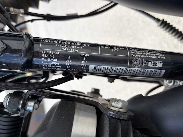 2019 harley davidson chopper xl 883n sportst iron - afbeelding 35 van  37