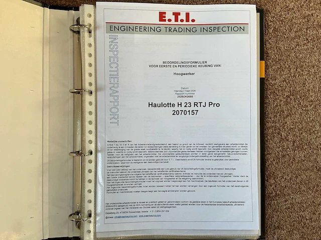 2019 haulotte ht23rtjpro hoogwerker - afbeelding 35 van  41