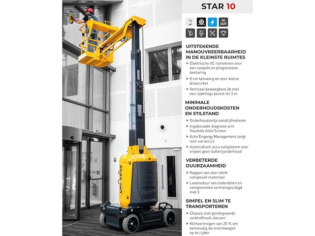 2019 haulotte star10 masthoogwerker - afbeelding 10 van  14