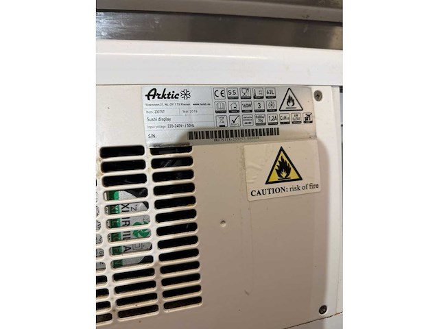2019 heidi arktic sushi koelvitrine - afbeelding 3 van  4