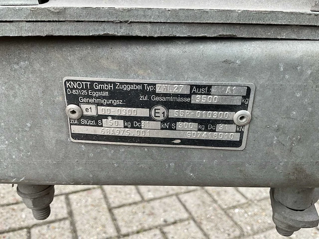 2019 henra kp3z.27 dubbel assige kipper aanhangwagen (33-wv-fn) - afbeelding 4 van  15