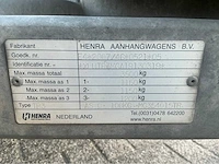 2019 henra mg354015tr aanhangwagen - afbeelding 2 van  10